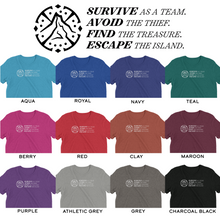 Load image into Gallery viewer, Survive Avoid Find Escape T-shirt