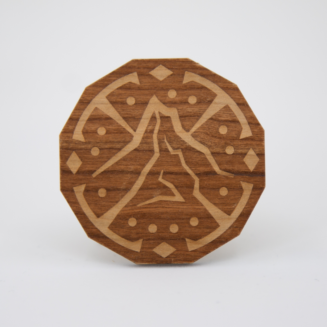 Wood Pin - Dark color