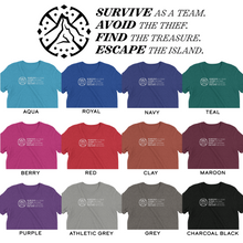 Load image into Gallery viewer, Survive Avoid Find Escape T-shirt
